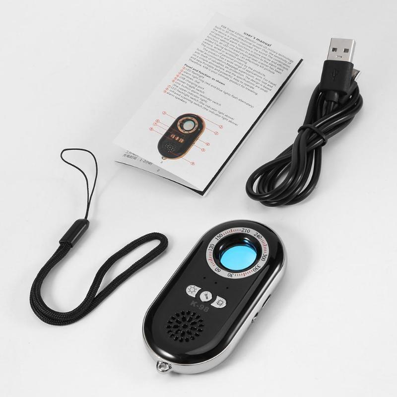 9G Hidden Camera Detector with Anti-Theft Police Siren & Emergency Flashlight for Couples and Women's Safety
