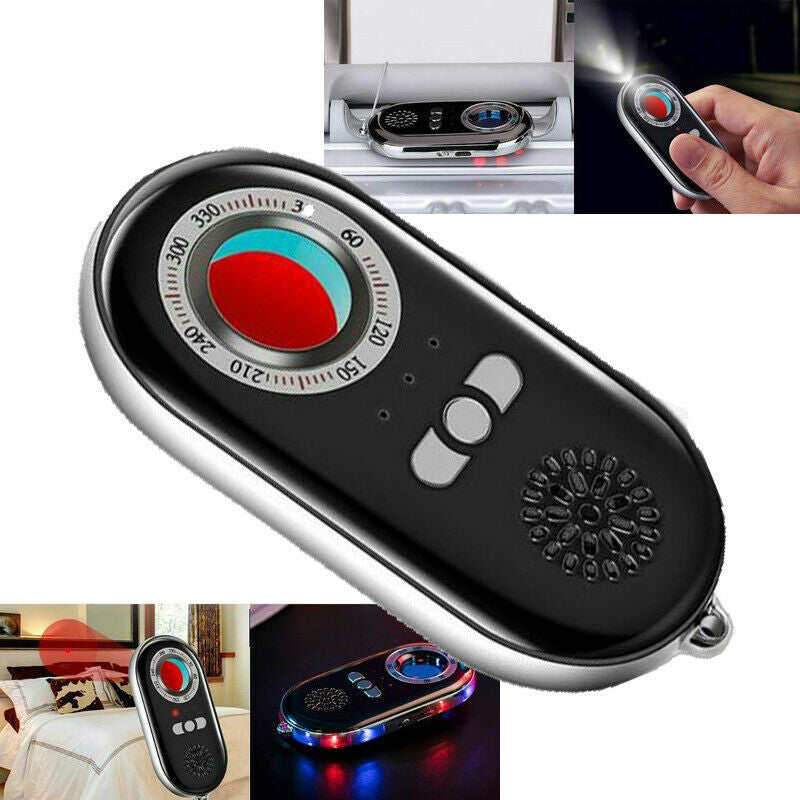 9G Hidden Camera Detector with Anti-Theft Police Siren & Emergency Flashlight for Couples and Women's Safety