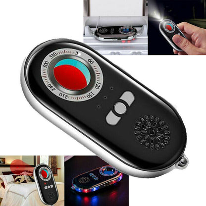 9G Hidden Camera Detector with Anti-Theft Police Siren & Emergency Flashlight for Couples and Women's Safety