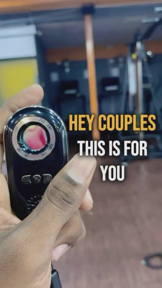 9G Hidden Camera Detector with Anti-Theft Police Siren & Emergency Flashlight for Couples and Women's Safety